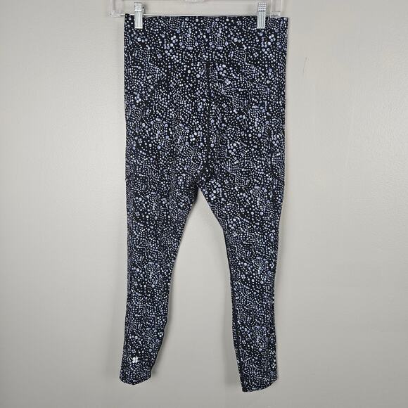 Sweaty Betty Leggings Power 7/8 Black Blue Bubble Size Medium - Picture 2 of 6